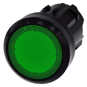 [100353752] PULSADOR LUM ACT RAS VERDE   3SU1001-0AB40-0AA0