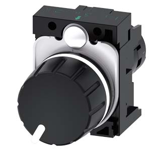 [100364737] POTENCIOMETRO COMPACTO DIAM. 22MM PLASTICO 10K OHMS   BORNE A TORN.   3SU1200-2PS10-1AA0
