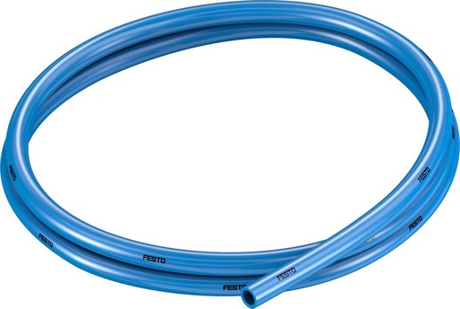 [PUN-V0-8X1,25-BL] MANGUERA PIRORETARDANTE / CALIB. EXT. 8MM / COLOR AZUL / x MT