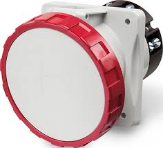 [89022] BASE EMPOTRABLE / TOMA DE EMBUTIR RECTA  3P+T 63A IP67 380V SERIE OPTIMA