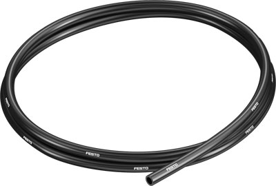 [PUN-H-6x1-SW] MANGUERA / MAT. POLIURETANO - RESISTENTE A LA HIDROLISIS / DIAM EXT 6MM / COLOR NEGRA / X MT