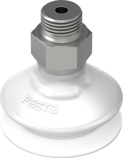 [VASB-40-1/4-SI-B] VENTOSA / TAMAÑO 40MM / FUELLE 1.5MM / ROSCA G1/4 / MATERIAL SILICONA