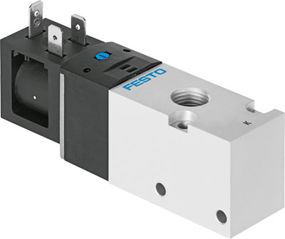 [VUVS-LK25-M32C-AD-G14-1B2-S] ELECTROVALVULA / 3/2 NC / TENSION 24VDC / ROSCA G1/4 / MUELLE NEU. - PILOTO INT.