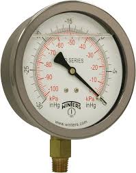 [91134] (CONSULTAR) MANOMETRO SERIE PFQ-ZR StabiliZR INOX BRONCE DIAM. 63mm (2.5") ROSCA 1/4" NPT INFERIOR   SECO   0-60psi   0-4Kg/cm2