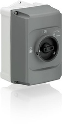 [4013614421617] CAJA IP65 GRIS C/MANETA NEGRA P/GUARDAMOTOR MS116 O MS132