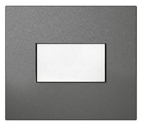 [91358] TAPA PLATINUM 5X5 MIGNON 1 MODULO ANTRACITA