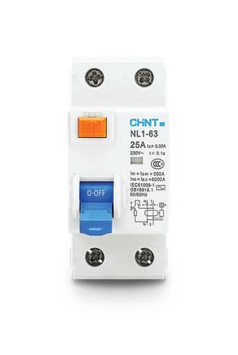 [94189] INT DIFERENCIAL 2X 63A 30mA 6KA (EX NXL-63 1P+N 63A 30mA AC 6kA)