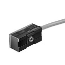 [SMEO-1-LED-24-B] SENSOR TRIFILAR / TENSION 12-27V AC/DC / TIPO REED / CABLE 2.5MT