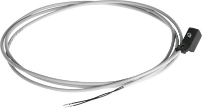 [NEBV-Z3WA2L-R-E-2.5-N-LE2-S1] CABLE P/ VALVULAS / ZOC. ACODADO 45º / CABLE 2.5MT - EXT. ABIERTO - 2 CONTACTOS - INDIC. LED   (Ex - KMYZ-7-24-2,5-LED-PUR - 193683)