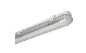 [94980] (DISCONT) ARTEF ESTANCO VACÍO P/LED TIPO FLUORESCENTE 2x 25W G13 SIN TUBOS, BASE Y DIFUSOR DE POLICARBONATO