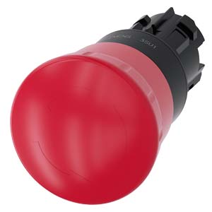 [100364728] PULSADOR GOLPE DE PUÑO PARADA EMERGENCIA ACT Ø40MM PLAST SIN CONTACTOS IP69K ROJO PULSAR-GIRAR   3SU1000-1HB20-0AA0