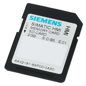 [100176019] HMI MEMORY CARD 2GB P/PANELES BASICOS/COMFORT   6AV2181-8XP00-0AX0