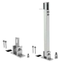 [96774] SOPORTE TRASERO AJUSTABLE + SOPORTE FRONTAL   QX-TL-15/30