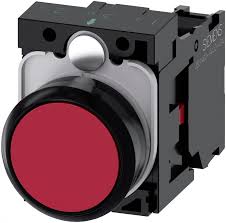 [100358864] PULSADOR ACT RAS ROJO 1NC COMPLETA IP69K PLASTICO BORNE TORNILLO   3SU1100-0AB20-1CA0