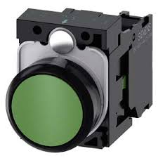 [100358866] PULSADOR ACT RAS VERDE 1NA COMPLETA IP69K PLASTICO   3SU1100-0AB40-1BA0