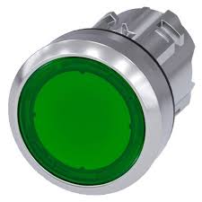 [100353802] PULSADOR LUM ACT RAS VERDE   3SU1051-0AB40-0AA0