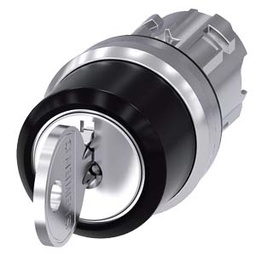 [100353915] PERILLA SELECTORA SIRIUS ACT METAL 3 POS (0-1-2) C/ RETENCION (SIN CONTACTOS) C/ CERRADURA EXTRAIBLE EN  O