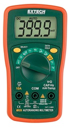 [190986] MULTIMETRO DIGITAL DC/AC VOLT - RESIST - TEMP - FRECUENCIA