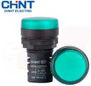 [98965] OJO DE BUEY D22MM COLOR VERDE LED CAP 220V
