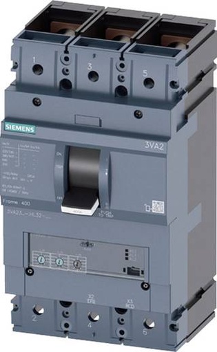 [100346352] INT COMPACTO ETU320 LI  In: 250A  3P  Icu: 55kA   LR: 100-250A   LI: 375-2500A  PROTEC C/ SOBRECARGA-CORTOCIRC REGULABRE   3VA2225-5HL32-0AA0