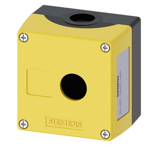 [100353952] CAJA PLASTICA VACIA SIRIUS ACT AMARILLA P/ 1 ELEMENTO/ORIFICIO 22MM   3SU1801-0AA00-0AB2