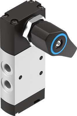 [VHEF-ES-B52-G18] VALVULA C/ SELECTOR LATERAL / 5/2 C/ENCLAV. / ROSCA G1/8 / PILOTAJE INT. / CAUDAL NOM. 750 L/MIN