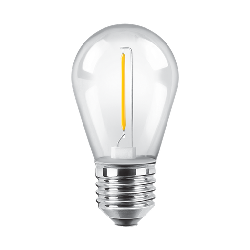 [100682] LAMP LED GOTA 1W E27 FILAMENTO LUZ CALIDA 2700K 70lm 25000HS
