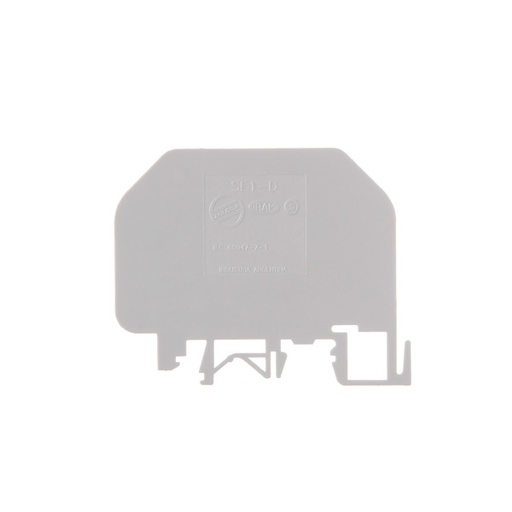 [SE1-D-GR] SEPARADOR 64x52mm P/BORNE BPN- 2.5/4/6/10 ESPESOR 1mm COLOR GRIS   096.015