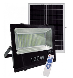 [100867] PROYECTOR/REFLECTOR SOLAR LED 120W C/PANEL Y CONTROL REMOTO