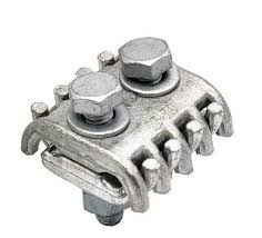 [*100878] GRAMPA PEINE P/ CONEX. PARALELO BRONCE ESTAÑADO 25-95mm2 - 2 BULONES.