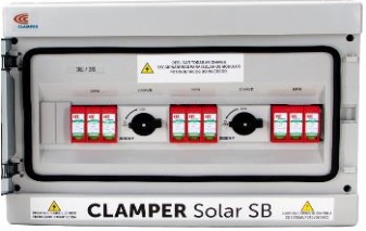 [194497] CAJA DE CONEXION 3E/3S CONTIENE: 3 DESCARGADOR Y 3 SECCIONADOR 1500VDC  16A CLAMPER SOLAR - IP67
