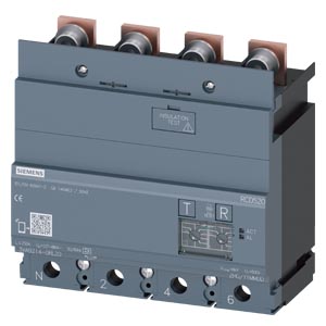 [100394975] MODULO PROTECCION DIFERENCIAL RCD510 Basic RCD TIPO A P/3VA1 250A 4 POLOS MONTAJE ABAJO   3VA9214-0RL20