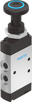 [VHEF-P-M52-G14] VALVULA MANUAL A PULSADOR / 5/2 MONOEST. - RETORNO RESORTE / ROSCA G1/4 / PILOTAJE INT. / CAUDAL NOM. 1200 L/MIN