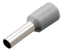 [ZE-2,5-12] PUNTERA HUECA PREAIS SIMPLE 1X 2.5MM LARGO 12MM  GRIS   257.019 (PRECIO X UNIDAD - VENTA X CAJA CERRADA 100U) (EX ZE2512 - 256.019)