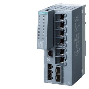 [100403897] SCALANCE XC206-2SFP MANAGEABLE LAYER 2 IE-SWITCH; 6X 10/100 MBIT/S RJ45 PORTS; 2X 100/1000 MBIT/S SFP; 1X CONSOLE PORT; DIAGNOSITICS-LED; REDUNDANT POWER SUPPLY; TEMP RANGE -40°C UP TO +70°C; MOUNTING WALL/ DINRAIL, S7 DINRAIL; C-PLUG SLOT; REDUNDANCY FUNCTIONS; OFFICE FEATURES(RSTP,VLAN,...); PROFINET IO-DEVICE; ETHERNET/IP-CONFORMAL   6GK5206-2BS00-2AC2