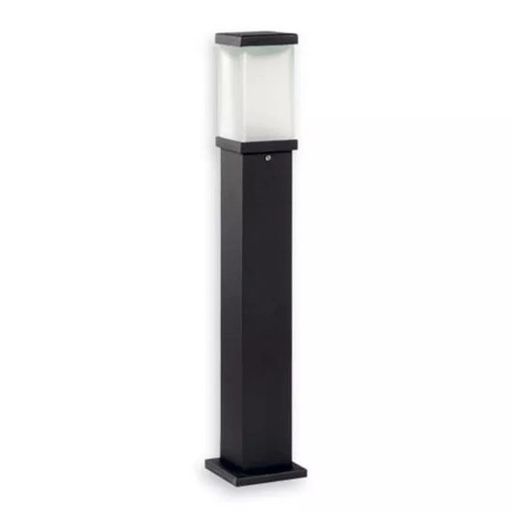 [103076] FAROLA ALUMINIO CUADRADA 3" X 50CM E-27 COLOR GRAFITO