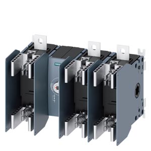 [100473616] INTERRUPTOR SECC. C/ PORTAF. 3KF SITOR, 400A, TAM. 4, 3 POLOS, P/ FUSIBLES NH TAM. 1 Y 2, ACCION FRONTAL, CENTRADO, UNIDAD BASE SIN MANETA, CONEX. PLANA SIN FUSIBLES   3KF4340-0MF51