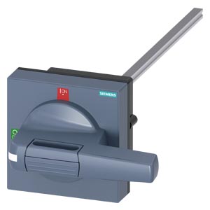 [100392946] ACCIONAMIENTO EN PUERTA P/ 3KD/3KF TAM. 4  GRIS  100x100MM  EJE 10x10 x 300MM  C/ MANETA DE 140MM   8UD1151-3AF21