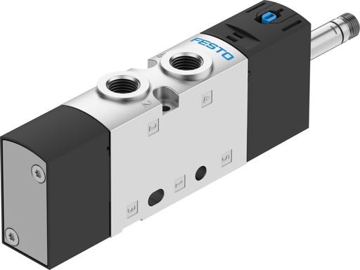 [VUVS-LT20-M52-MD-G18-F7] VALVULA / 5/2 MONO / MUELLE MEC. / PILOTAJE INT. / ROSCA G1/8 / NUCLEO BOBINA DE 8MM