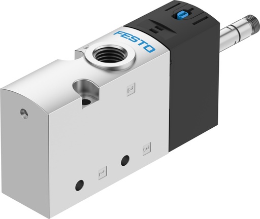 [VUVS-LT25-M32U-MD-G14-F8] ELECTROVALVULA / 3/2 NA / MUELLE MEC. / PILOTO INT. / PULS. MAN. AUX. / ROSCA G1/4 / BOBINA 8MM STD