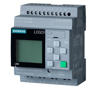 [100918235] LOGO! 8.4 24RCE, MODULO LOGICO,DISPLAY FA/E/S: 24VCA/24VCC/RELE, 8 DI/4 DO, MEM. 400 BLOQUES, POSIBILIDAD DE AMPLIACION MODULAR, ETHERNET, SERVIDOR WEB INTEGRADO, DATALOG, PAGINAS WEB PERSONALIZADAS, TARJETA MICROSD ESTANDAR PARA LOGO! SOFT COMFORT A PARTIR DE V8.3, PROYECTOS ANTERIORES EJECUTABLES CONEXION A LA NUBE EN TODOS LOS APARATOS BASE LOGO! 8.3 (EX 6ED1052-1HB08-0BA1 - 100690321)   6ED1052-1HB08-0BA2