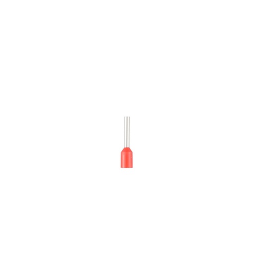 [ZE-1-10] PUNTERA HUECA PREAIS SIMPLE 1X 1MM  ROJO LARGO 10MM   257.011 (CAJA CERRADA 100U) (EX ZE1010 - 256.011)