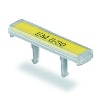 [EM 8/30] 1806120000   PORTA ROTULO PLASTICO C/ TAPA TRANSP. P/ ETIQUETAS DE 8x30mm. SE MONTA SOBRE TOPES MECANICOS ZEW 35 y WEW 35/2.