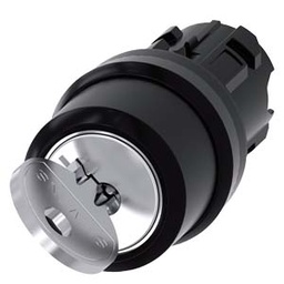 [100353771] PERILLA SELECTORA SIRIUS ACT PLASTICO 2 POS CON RETENCION (SIN CONTACTOS) C/ CERRADURA EXTRAIBLE EN O