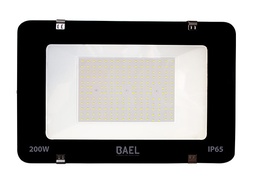 [108127] PROY LED 200W ULTRA DELGADO INYEC ALUM IP65 220VCA 22000lm 6000K 30000HS MEDIDAS 400x310x43