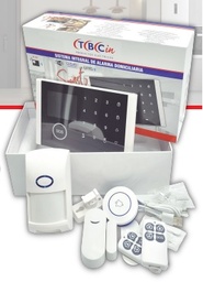 [108252] SISTEMA INTEGRAL DE ALARMA DOMICILIARIA (PANTALLA FULL COLOR 2.4&quot; - BATERIA LI-ION 3.7V / 500mAH, 1 SENSOR DE MOVIMIENTO, 1 SENSOR MAGNETICO, 2 CONTROLES REMOTOS, 1 TIMBRE INALAMBRICO, 1 CABLE USB Y 1 MANUAL