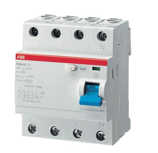 [F204BS-40/0.3] INT DIFERENCIAL  4X  40A 300MA  F204BS-40/0.3  SELECTIVO TIPO B (SUPER INMUNIZADO) (corriente residual alterna hasta 1kHz, pulsante y continua pura)