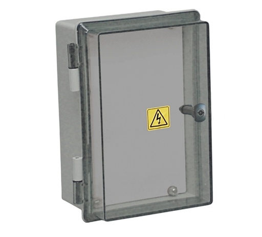 [108726] GABINETE ESTANCO PLAST 200X 280X 130MM TAPA TRANSP