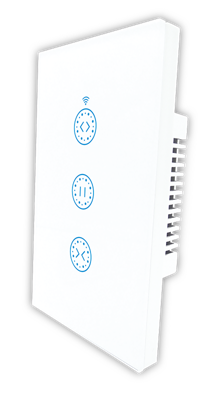 [108788] INTERRUPTOR INTELIGENTE PARA CORTINA / PERSIANA - 1 CANAL - COLOR BLANCO