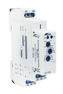 [108903] ARRANCADOR ESTRELLA-TRIANGULO MODULAR (Timer - Temporizador) 240VCA  SALIDA: 2xSPDT.  1 MOD DIN.